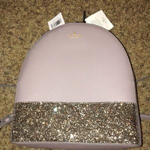 NWT Kate spade glitter backpack